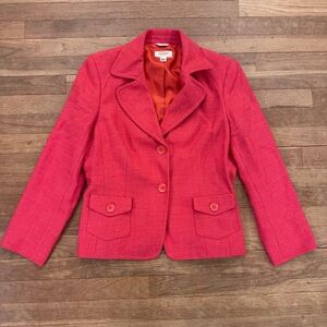 Talbots women's two button blazer jacket size 12P
 b64